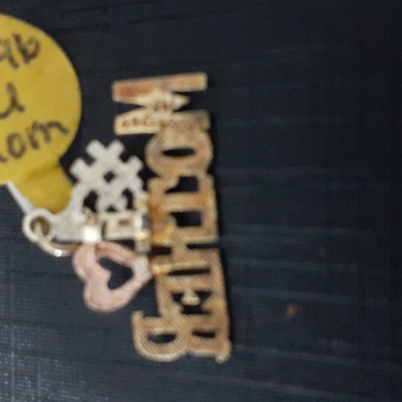 14K (#1 MOTHER LOVE" CHARM D/C - Picture 2 of 3